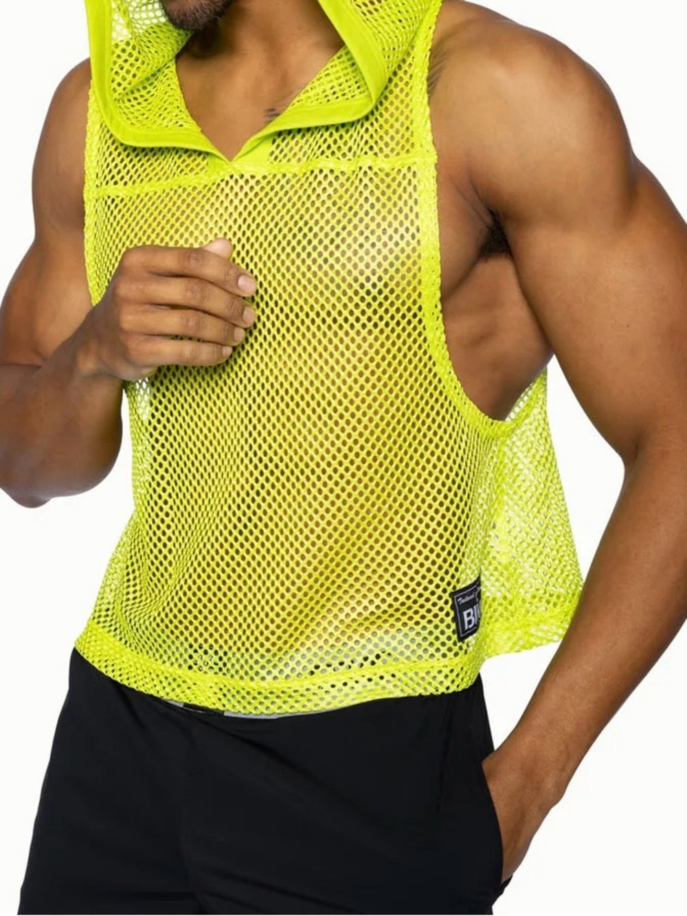 BIKE® Hooded Sleeveless Practice Jersey in Mesh